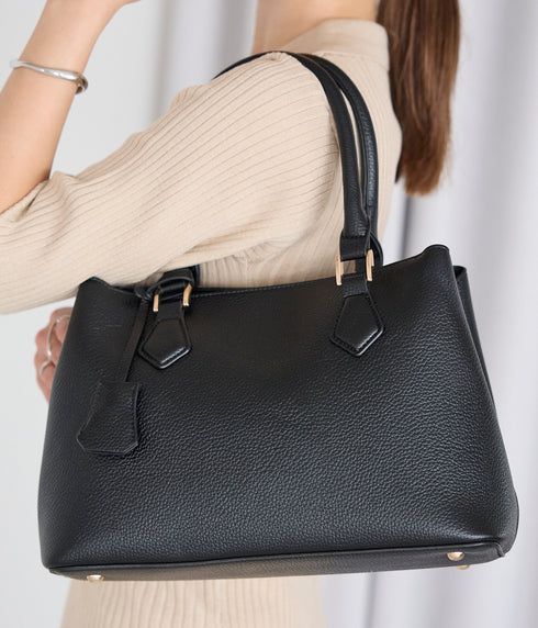 トートバッグ 2WAY ショルダーバッグ キーチャーム付き 17-1219